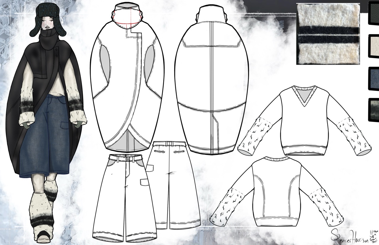 Page 6 · Drape cape coat flat