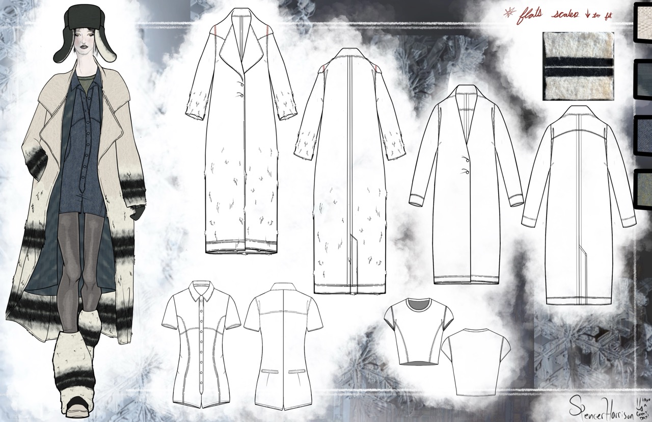Page 7 · Long felt coat flat