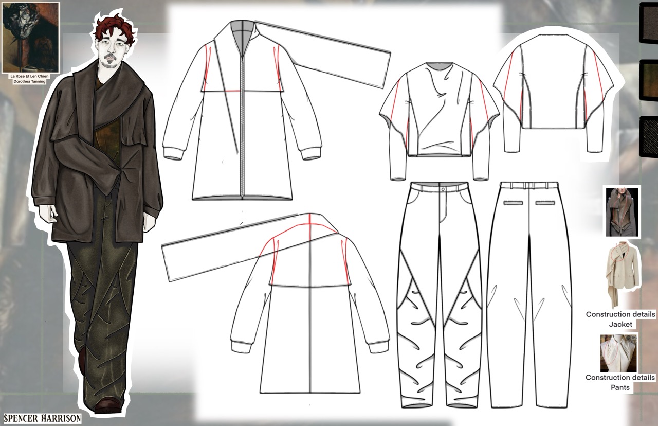 Page 6 · Look 2 flat · long zip coat and asymmetric wrap top